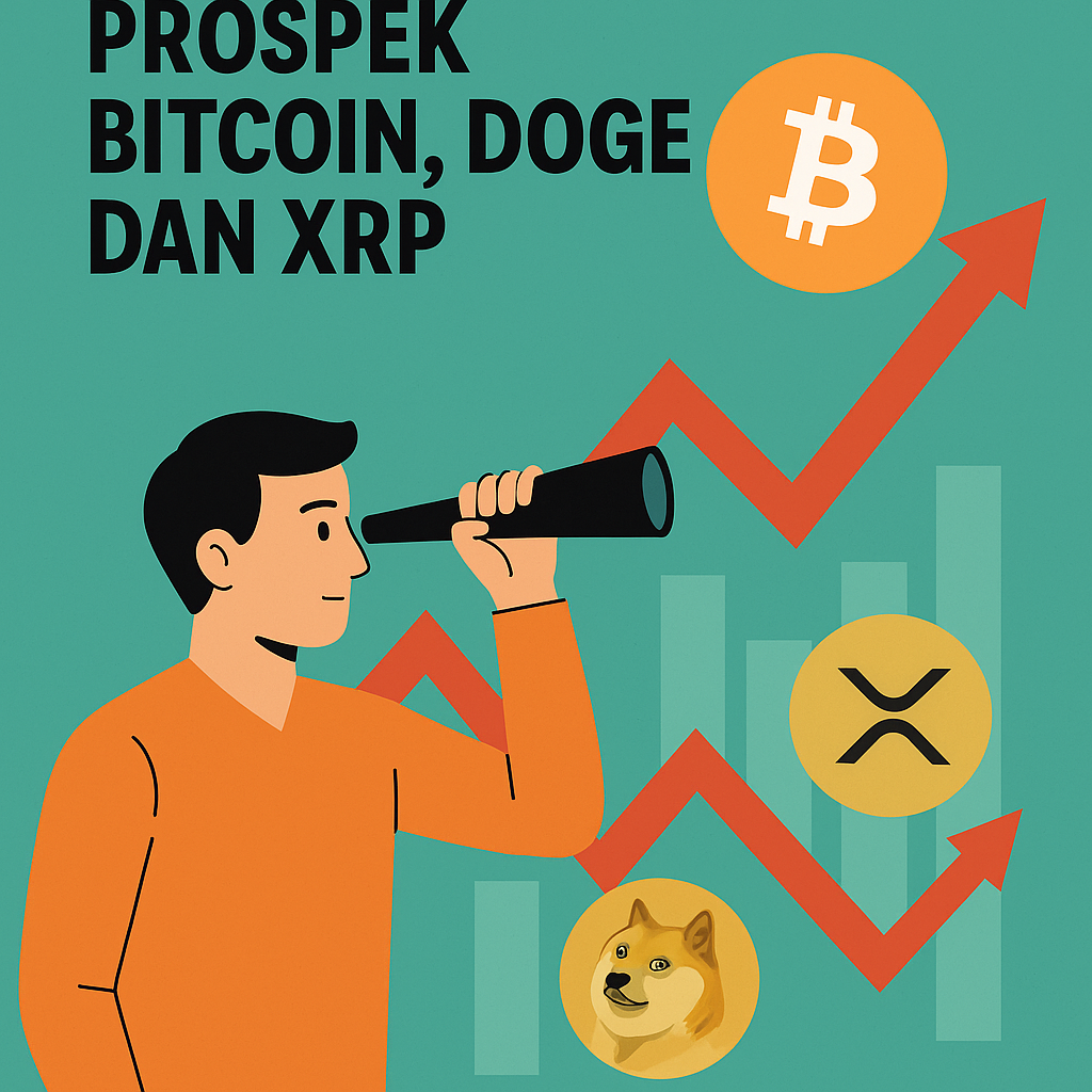 Membaca Arah Prospek Bitcoin, DOGE dan XRP