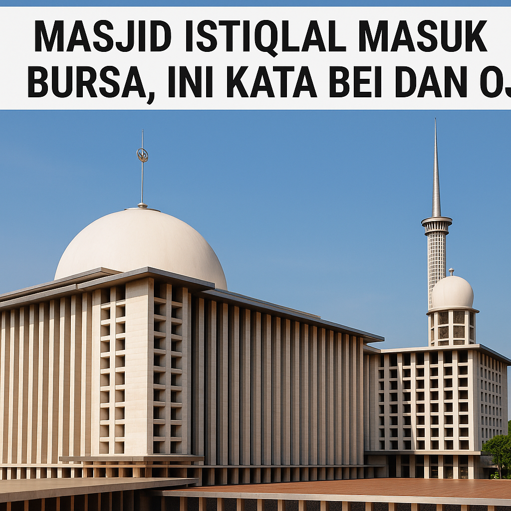 Masjid Istiqlal Masuk Bursa, Ini Kata BEI dan OJK