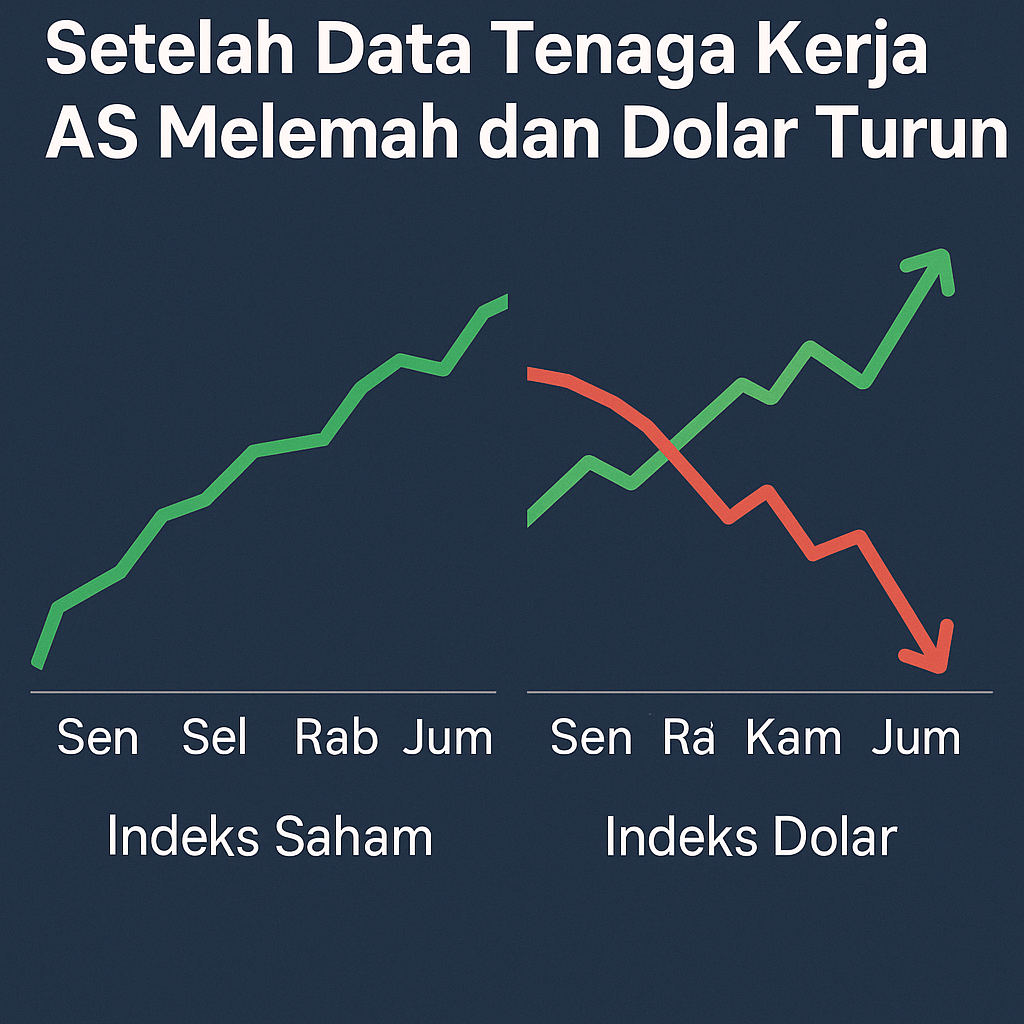 Saham Naik di Pekan Ini Setelah Data Tenaga Kerja AS Melemah dan Dolar Turun