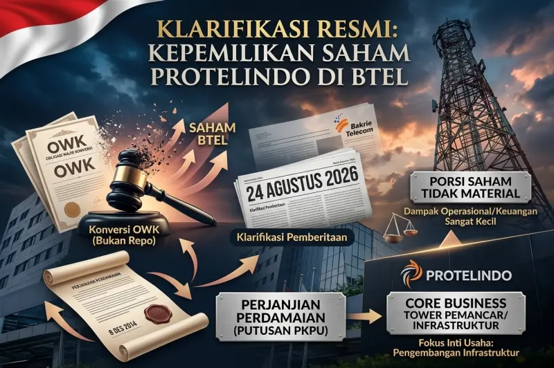 Geger Saham BTEL Masuk Kantong Protelindo, Ternyata Ini Fakta Sebenarnya!