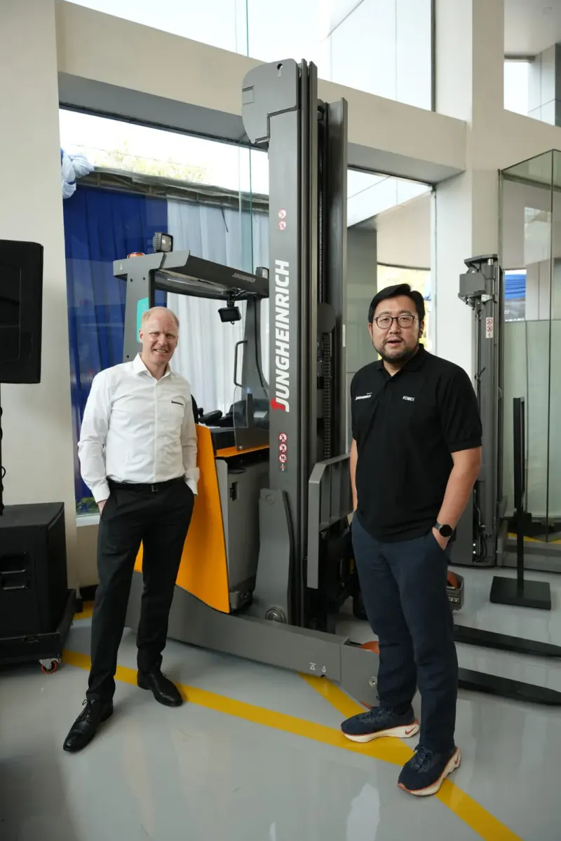 Kobexindo Perluas Solusi Pergudangan dengan Sistem Otomasi dan Forklift Listrik Jungheinrich