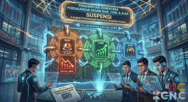 BEI Setop Sementara Perdagangan 3 Saham Ini, Ada BAIK hingga CSMI