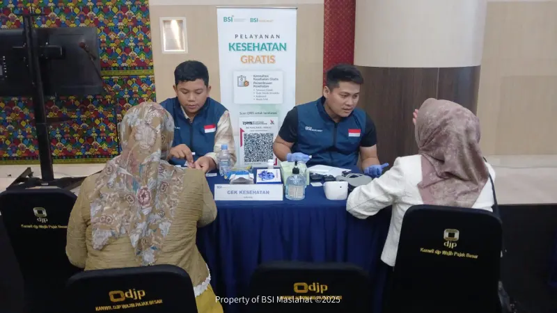 BSI Maslahat Perkuat Komitmen Layanan Sosial Lewat Pemeriksaan Kesehatan Gratis