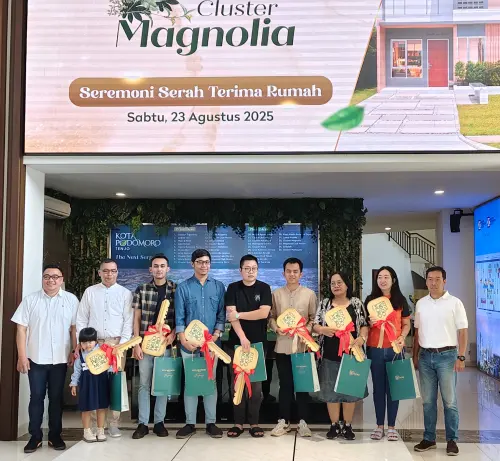 Laris Manis, Sebanyak 85% dari Total Cluster Magnolia Kota Podomoro Tenjo Tejual