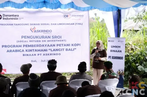 Melalui Program TJSL, Askrindo Lakukan Pengukuran SROI Kopi Langit Bali
