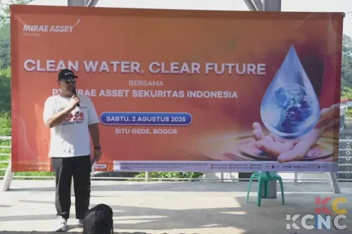 Gelar CSR, Mirae Asset Sekuritas Indonesia Bersihkan Danau di Bogor