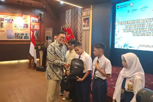 Askrindo Salurkan Bantuan Pendidikan untuk Ratusan Anak Prajurit TNI AD yang Gugur dalam Tugas Negara