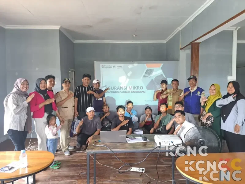 Dorong UMKM Pasar, Askrindo Karawang Lakukan Sosialisasi Asuransi Mikro Usahaku