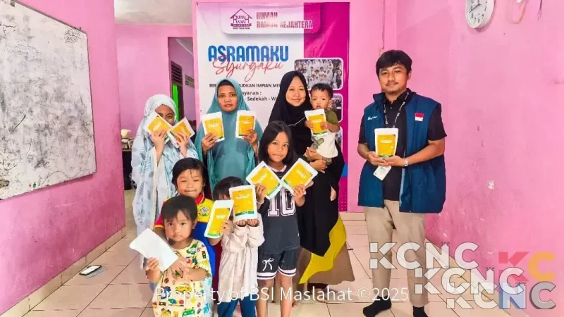 BSI Maslahat Salurkan Olahan Daging DAM Haji 2025 ke EnamYayasan di Jakarta dan Tangerang