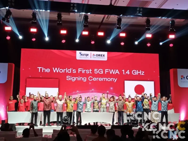 SURGE dan OREX SAI Bangun Ekosistem 5G FWA Nasional Berbasis Open RAN