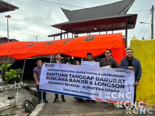 Askrindo Salurkan Bantuan untuk Korban Bencana di Sumatera