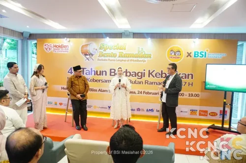 BSI Maslahat, BSI, dan HokBen Gelar Buka Puasa Bersama Yatim