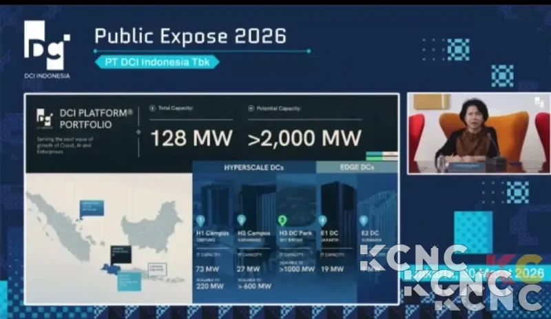 DCI Perkuat Infrastruktur Digital, Pendapatan Melonjak 40% di 2025