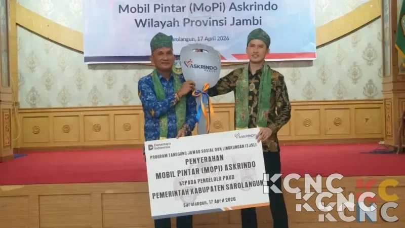 Langkah Nyata Dukung Pendidikan Berkualitas, Askrindo Hadirkan Mobil Pintar di Jambi