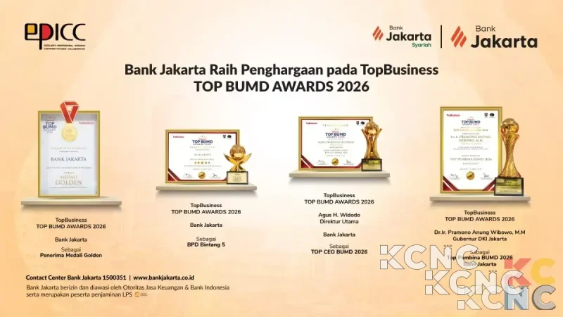 Transformasi Berbuah Prestasi, Bank Jakarta Raih Pengakuan di TOP BUMD Awards 2026