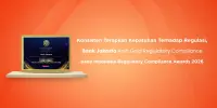 Bank Jakarta Berhasil Raih Penghargaan Regulatory Compliance Award