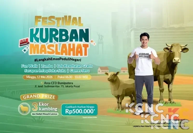 Festival Kurban Maslahat 2026 Hadir di CFD Jakarta dengan Promo dan Games Menarik